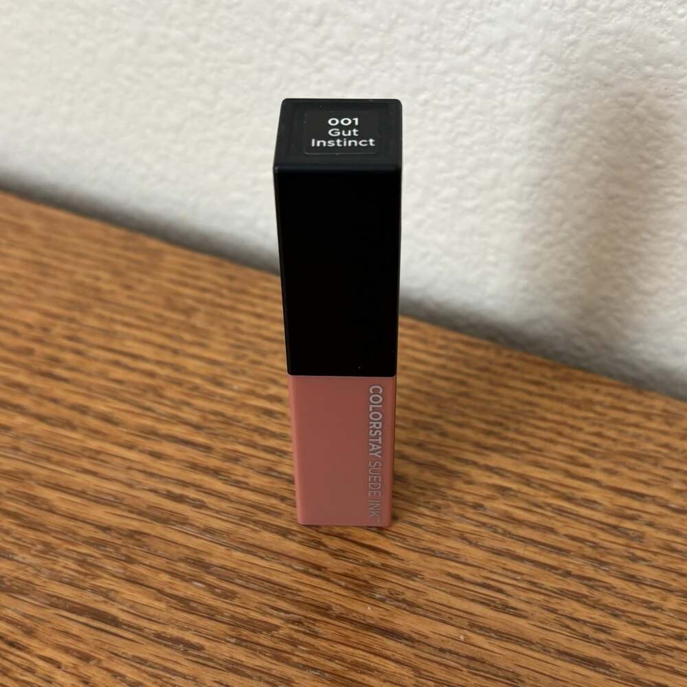 Revlon ColorStay Suede Ink Lipstick NEW SEALED #001 Gut Instinct (0.09Oz/2.55g)